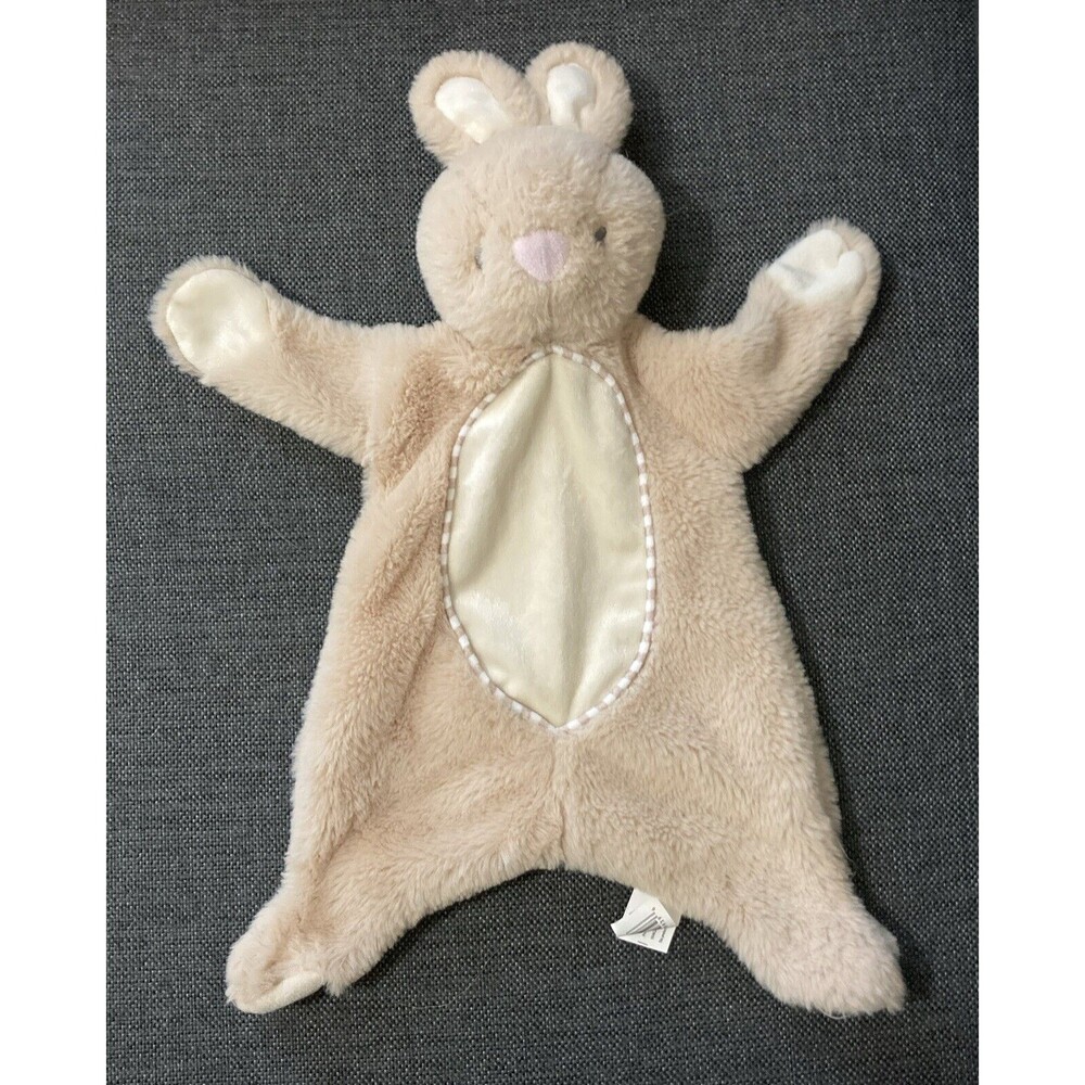 Kelly Toy Baby Bunny Plush Lovey Tan Rabbit Rattle Crinkle 2018